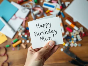 Męskie kartki urodzinowe dla faceta – pomysły na wyjątkowe życzenia